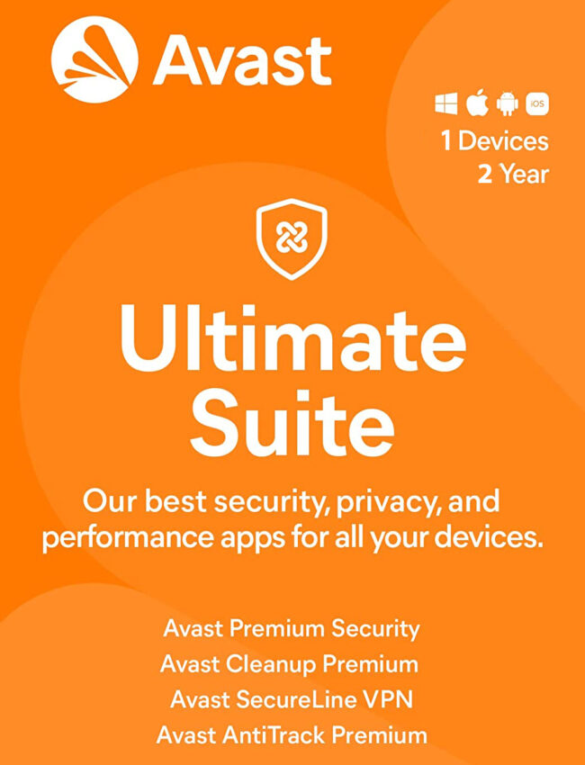 Avast Ultimate Suite 1 User 2 Year