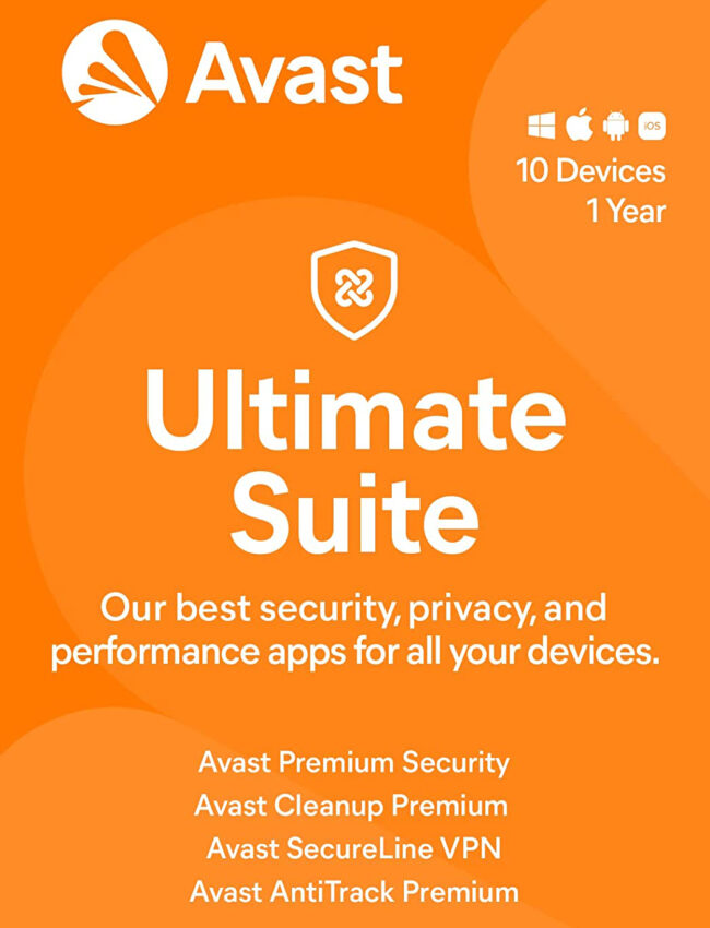 Avast Ultimate Suite 10 User 1 Year