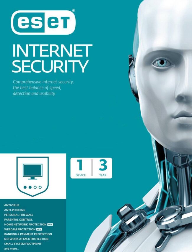 Eset Internet Security 1 User 3 Year