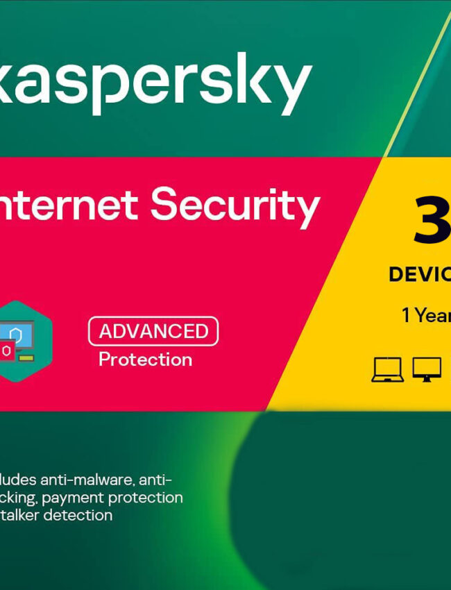 Kaspersky Internet Security 3 User 1 Year