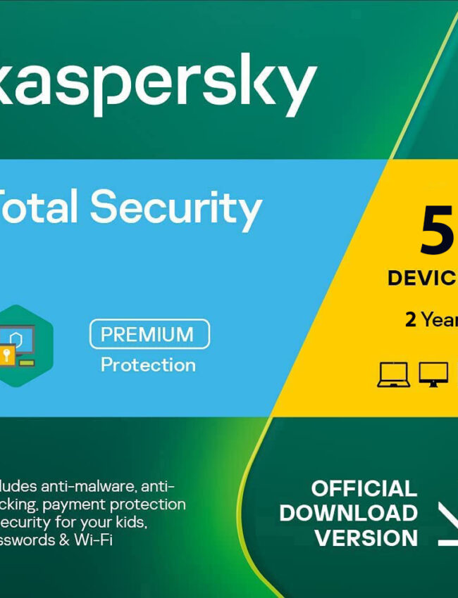 Kaspersky Total Security 5 User 2 Year