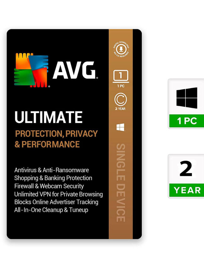 AVG Ultimate Multi-Device 1 User 2 Year