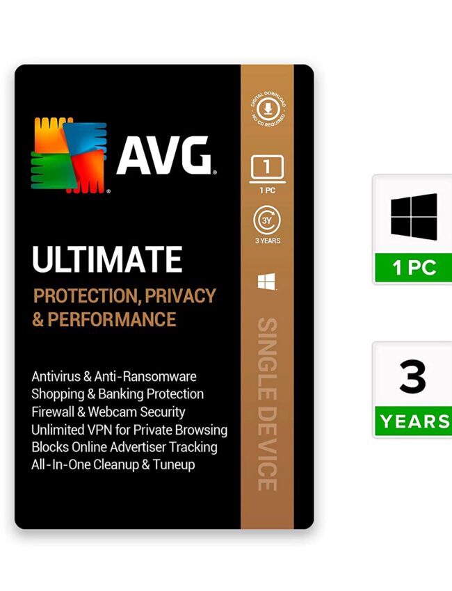 AVG Ultimate Multi-Device 1 User 3 Year