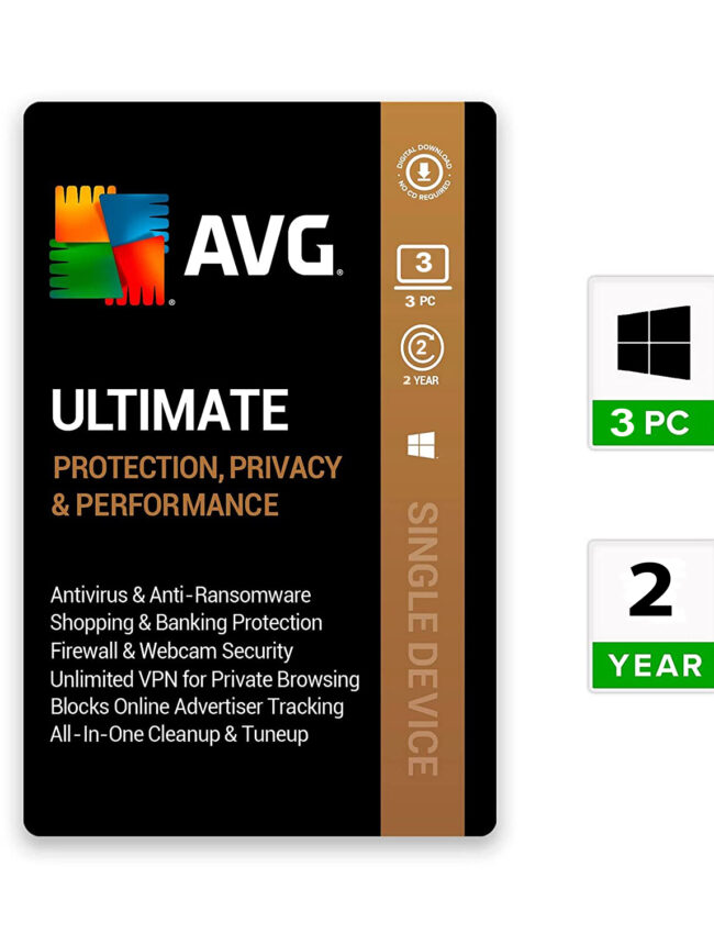 AVG Ultimate Multi-Device 3 User 2 Year