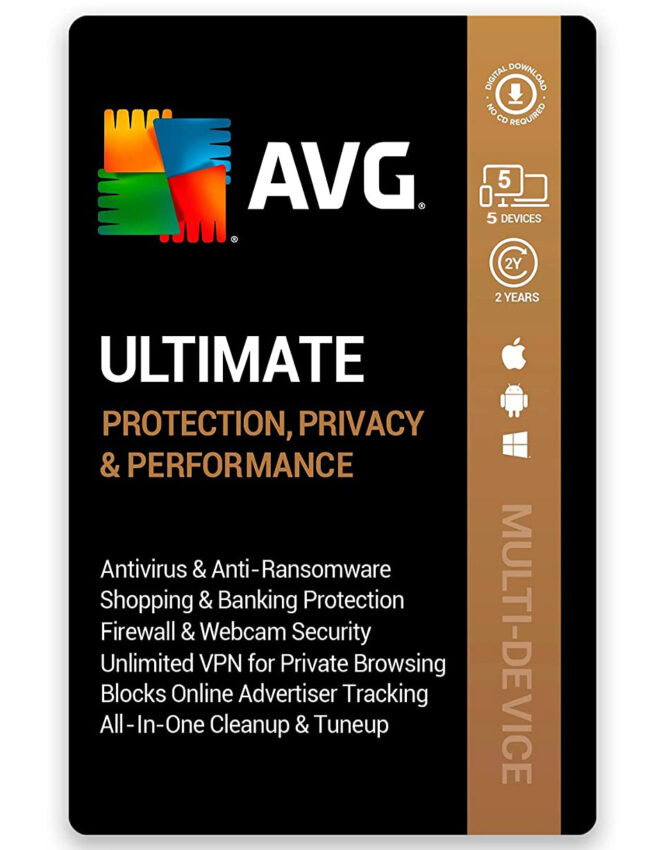 AVG Ultimate Multi-Device 5 User 2 Year