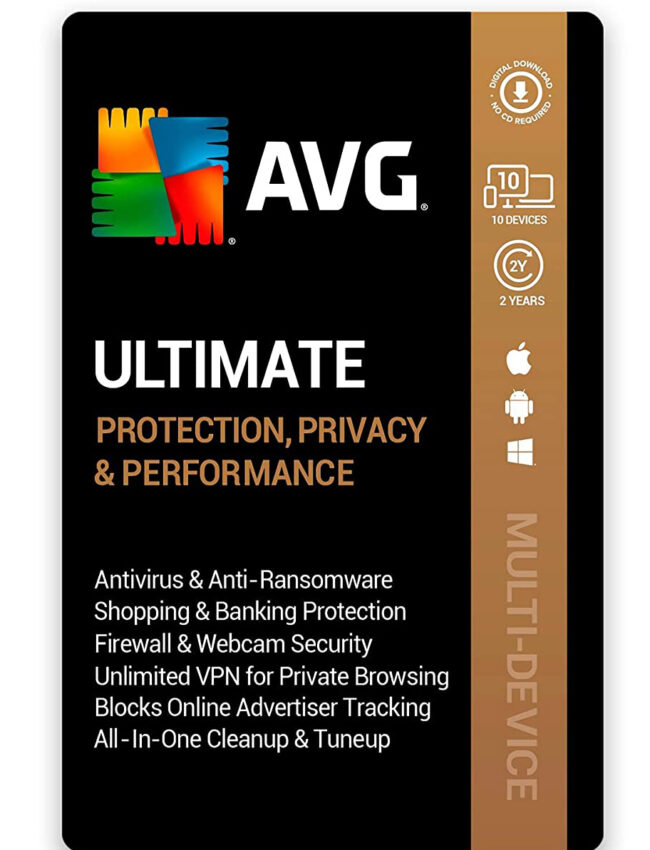 AVG Ultimate Multi-Device 10 User 2 Year