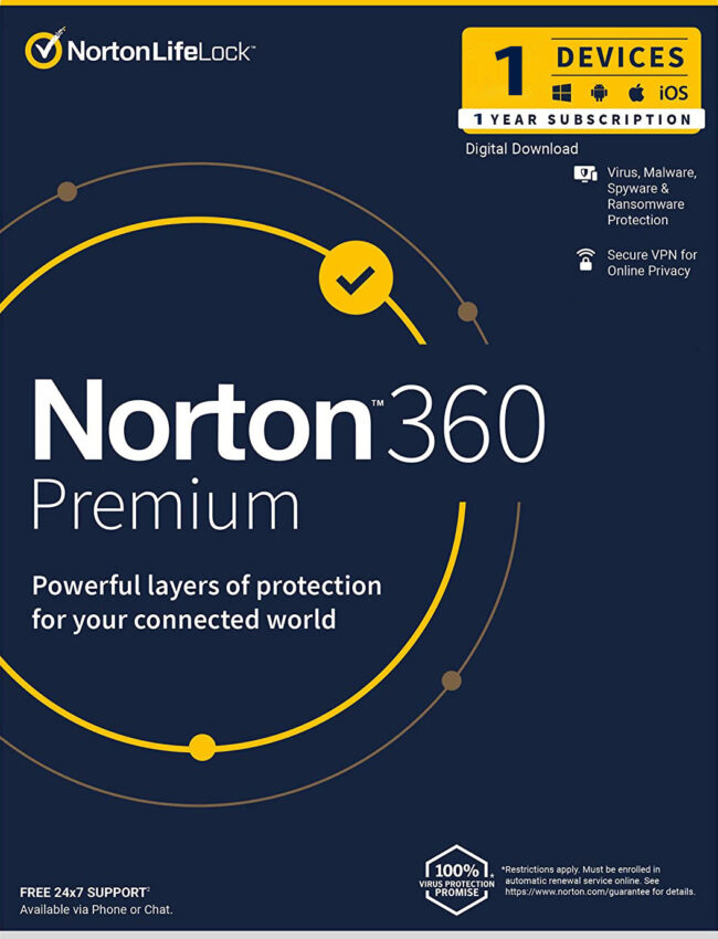 Norton 360 Premium 1 User 1 Year