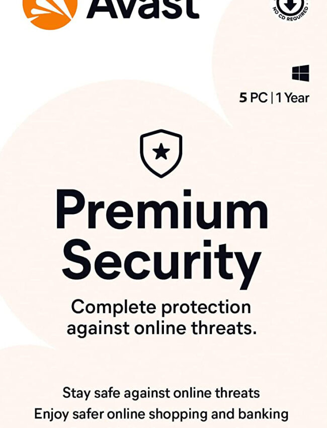 Avast Premium Security 5 User 1 Year