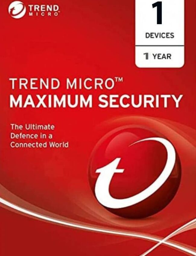 Trend Micro Maximum Security 1 User 1 Year